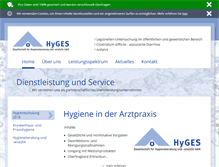 Tablet Screenshot of hyges.de